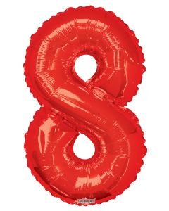 34" Red #8