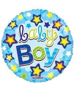 18" Baby Boy Stars Blue