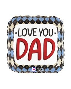 18" Love You Dad  Pkg