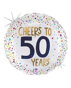 18" Cheers To 50 Years Pkg
