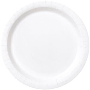 50ct 10" White Paper Plates