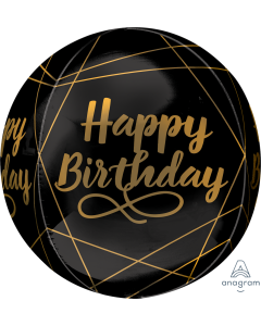 16" Elegant Birthday Orbz