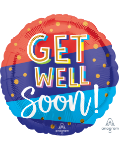 18" Brite Get Well Colors Pkg