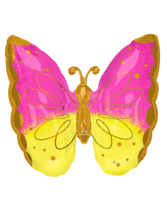 Supershape Pnk Yellow Butterfly