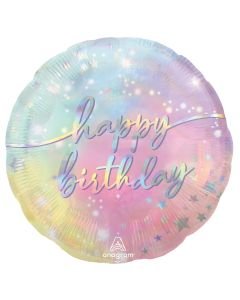 18" Pastels & Stars Birthday Pkg