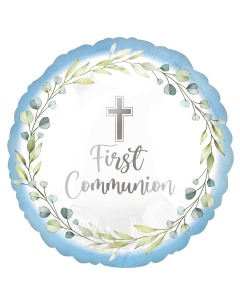 18" First Communion Blue