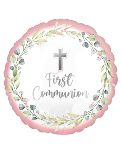 18" First Communion Pink