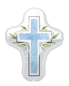 28" My 1st Communion Blue