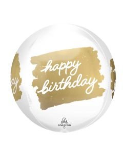 16" Golden Birthday Orbz