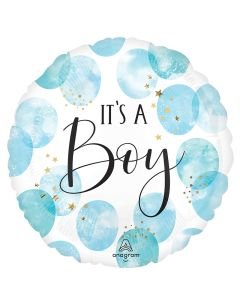 18" Baby Boy Watercolor Blue Pkg