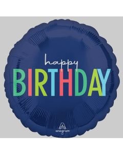 18" Modern Bday Mylar