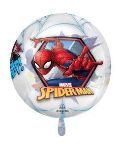 16" Spiderman Clear Orbz
