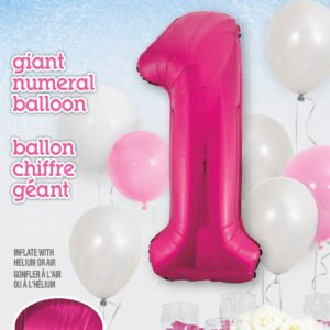 34" PKG PINK FOIL BLLN-1