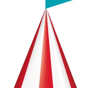 8ct Circus Party Hats