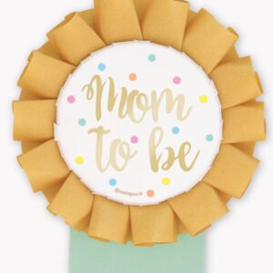 MOM TO BE FOIL BBY SHWR BADGE