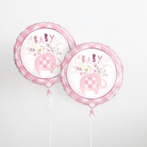 18"BULK PNK FLRL ELPHNT FL BLN