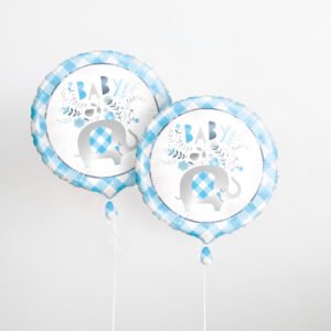 18"BULK BLU FLRL ELPHNT FL BLN
