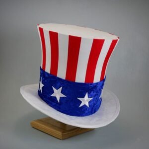 Tophat Patriotic Felt Oversize 3ast