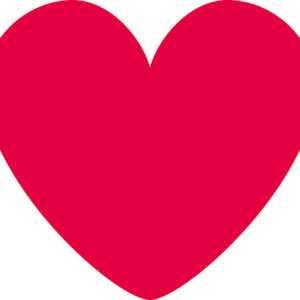10 Mini Red Heart Cutouts