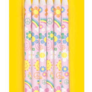 12 GROOVY BDY 5" BDY CANDLE