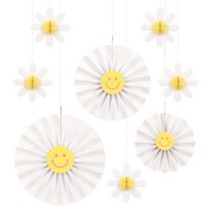 8PC PPR FAN/HNYCMB CTR DAISY