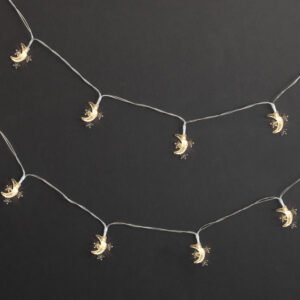 LED MOON/STAR GRLND