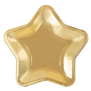 8 MDRN GLD STR SHP 8.25"PLT-FS
