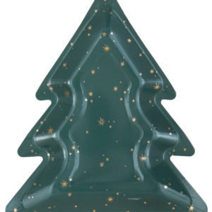 8 MDRN TREE SHP 8.25" PLT-FS