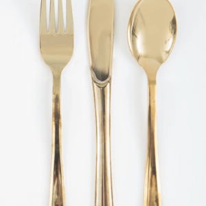 18 ASST SILVERWARE GOLD