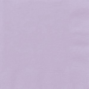 20 LAVENDER BEVERAGE NAPKINS