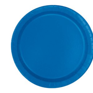 20 ROYAL BLUE 7'' PLATES