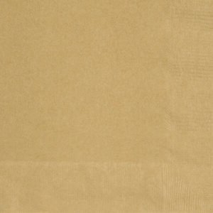 20 GOLD BEVERAGE NAPKINS