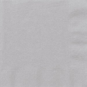 20 SILVER LUNCH NAPKINS
