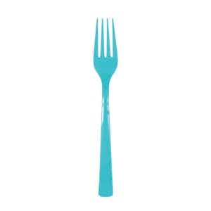 18 PLSTC FORKS TRRFC TEAL