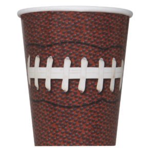 8 FOOTBALL PRTY 9OZ CUP