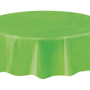 LIME GRN RND TABLCVR 84 IN DIA