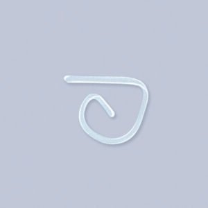 24 CLEAR PLSTC TBLCVR CLIPS