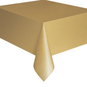 GOLD TABLECOVER 54X108 IN
