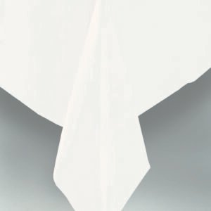 WHITE BASIC TABLCOVR 54X108 IN