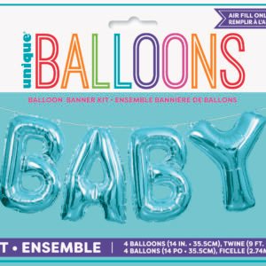 14" BLUE BABY LTR BLN BNR KIT