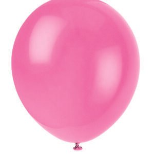 10 12'' BRIGHT BUBBLEGUM PINK BLLNS