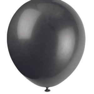 20 9'' JET BLACK BALLOONS
