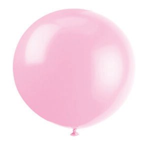 6 36'' PREM POWDER PINK BLLNS