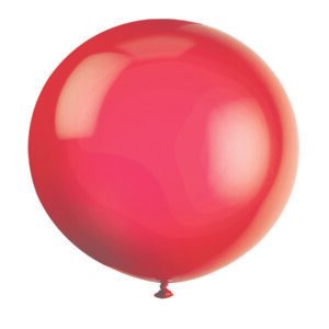 6 36'' PREM SCARLET RED BLLNS
