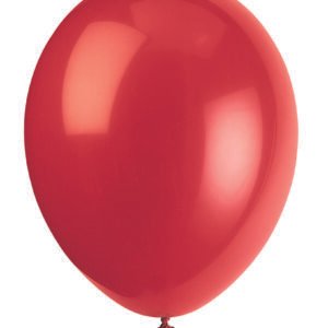 50 12" CHERRY RED PREM BLLN