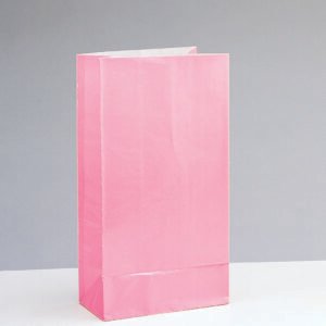 12 PPR PARTY BAGS -LOVELY PINK