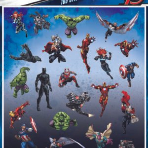 4 AVENGERS STCKR SHEET
