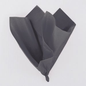 10 BLACK TISSUE SHEETS