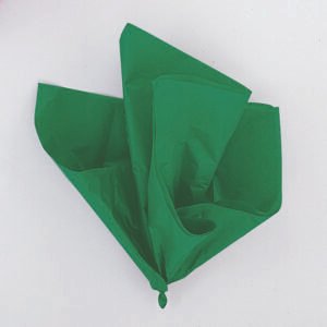 10 GREEN TISSUE SHEETS