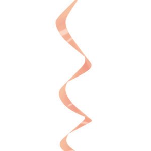 3 HPY BD RSE GLD HNG SWRL-32"L